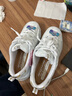 斯凯奇小白熊|透气情侣增高厚底百搭小白鞋女复古休闲老爹鞋男运动鞋 实拍图