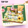 TOP TOY黄油小熊系列万年历正版积木拼装带小熊玩偶儿童玩具女生生日礼物 晒单实拍图