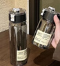 臻厨聚水杯女高颜值简约随手杯便携耐高温大容量带茶隔学生运动水杯男 无印杯子-800ml 实拍图