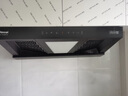 林内（Rinnai）【大师系列】家用大吸力抽吸油烟机双腔25立方巡航大风量欧式顶吸挥手智控热清洗一级能效以旧换新 【25m³大风量 1000Pa静压】黑色单烟机 实拍图