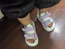 G.duck小黄鸭夏季0-1-6岁凉鞋软底韩版凉鞋包头男女童宝宝学步防滑软底 紫色 20码 内长14.6cm 实拍图