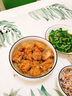 川岛屋 欧式简约黑线陶瓷餐具菜盘子鱼盘水果盘家用西餐牛排盘 4.5寸碗 实拍图