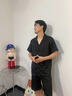 俞兆林（YUZHAOLIN）青少年睡衣男夏季冰丝薄款短袖短裤套装男生夏天可外穿家居服 NSJYI-G542 短袖短裤套装 XL （建议身高170，体重125-150斤） 实拍图