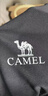 骆驼（CAMEL）运动速干T恤透气宽松户外休闲圆领情侣短袖夏季男款，黑色L 实拍图
