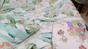富安娜出品馨而乐床上四件套200x230cm被套单件 印花床单被罩三件套床品 清语【柔软舒适 清爽透气】 1.5米床-单件被套 床单款 203*229cm 实拍图