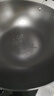 华邦（HUABANG） 华邦大炒锅双耳尖底锅老式铁锅传统炒菜锅无涂层不锈燃气家用锅 36cm平底带盖 实拍图