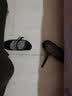 回力老北京布鞋女护士鞋软底酒店工作鞋上班服务员黑色布鞋单鞋 (黑色-平底款) 38 实拍图