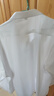 帝宾泽大码白衬衫男长袖加肥加大胖子宽松商务免烫抗皱竹纤维弹力衬衣 实拍图