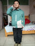 男童春秋款儿童夹克外套衣服外套男童外出服派克服大童童装外套 EOM绿色 160 建议身高150厘米左右 实拍图