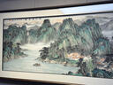 琅櫃坊客厅山水画国画手绘办公室横幅挂画名家字画真迹带框水墨画 A-福山雅居图 实拍图