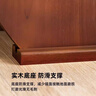 中古芒果镜子全身穿衣镜家用异形高级感试衣镜网红壁挂高清落地镜 黑木纹（木托款） 160*60cm 实拍图