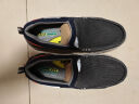 斯凯奇（Skechers）男鞋休闲鞋百搭时尚帆布鞋舒适复古一脚蹬 海军蓝色-465 41 实拍图