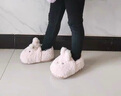 幸福玛丽（Cheerful Mario）儿童棉拖鞋冬季宝宝家居棉鞋男童女童冬款小孩可爱兔子包跟毛拖鞋 实拍图