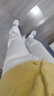真维斯（JEANSWEST）牛仔裤女2025夏季显瘦高腰拖地直筒宽松阔腿裤潮流百搭米白M 实拍图