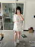 麓格立 白色法式芭蕾风蓬蓬蛋糕裙女春夏季荷叶边短裙高腰a字蕾丝半身裙 法式蛋糕裙 【M建议90-105斤】 实拍图