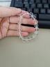 水晶白玉陶瓷红玉髓手串女绕指柔文玩菩提根佛珠手持男盘玩手链 白水晶串珠10mm 实拍图
