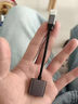 顽键侠安卓二合一转接头Type-C转耳机3.5mm音频数据线充电听歌转换器转接线通用华为荣耀小米 铁灰色丨双TYPE-C【模拟音频款】 实拍图
