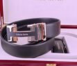 Cohnim kevin奢侈品牛皮男士皮带自动扣裤腰带送父亲老公男友情人节生日礼物 T038套装c06774金+ c06654金 实拍图