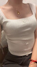 微浪 针织吊带背心女春夏ins潮学生显瘦外穿方领内搭打底衫无袖上衣 实拍图
