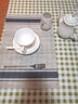 逸居客（YIJUKE）【2片装】餐垫pvc西餐垫餐盘垫防水防油隔热防烫桌布餐桌垫茶几垫 实拍图