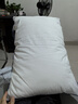 海澜之家（HLA）枕头护颈枕芯整头单人高回弹抑菌羽丝绒夏季成人颈椎纯棉面料 全棉微笑枕 单只 实拍图