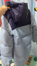雪中飞童装儿童羽绒服2024新款男童女童中大童拼接面包羽绒服冬季外套 新雾蓝 170 实拍图