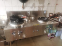 志高猛火灶商用燃气灶不锈钢灶台燃气灶饭店酒店食堂厨房专用双头三头熄火保护带风机大火力 旗舰款【熄火保护+拉锅熄火】150*80双炒一温 实拍图