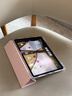 GOMI适用iPad11保护壳A16芯片带笔槽Air5/4/air6透明苹果pro保护套磁吸11英寸亚克力Y折10代防摔2024 【一体款】淡雅粉丨 iPad 第11/10代（10.9英寸） 实拍图