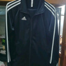 阿迪达斯 （adidas）运动套装男春季外套长裤两件套跑步运动套装 黑白（直筒裤） XL  实拍图