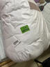 水星家纺A类出口蚕丝被100桑蚕丝全棉被芯双人加厚保暖冬被子 A类蚕丝被-欢朋典雅白 150x200cm-6斤 实拍图