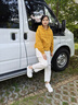 人本运动鞋女款2025春秋新款百搭透气小众轻便复古软底跑步休闲阿甘鞋 白色 37 实拍图