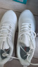 回力（Warrior）男鞋秋冬季新款运动鞋透气软底网皮鞋男休闲鞋子男轻便减震跑步鞋 白色-畅跑轻便软底 41 实拍图