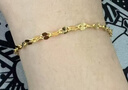 潮宏基玉翩足金黄金手链女手饰送女友生日礼物计价 约1.8g 实拍图