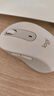 罗技（Logitech）M650 M 鼠标 无线蓝牙鼠标 对称鼠标 白色 带Logi Bolt USB接收器 实拍图