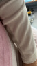 有棵树羊毛打底衣女士小半高领莫代尔打底衫秋衣德绒保暖内衣发热肌底衣 【含羊毛】皓月白 XL 实拍图