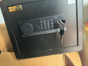 欧奈斯保险柜家用小型25cm办公密码WIFI保险箱防盗指纹入墙报警手机智能新款商用保管箱床头全钢保管柜 30cm尊贵黑电子密码（远程授权） 实拍图
