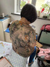 KLZMAIRAE妈妈装夏装真丝上衣T恤女短袖上衣女大码中老年香云纱洋气小衫 浅绿 4XL 【建议140-160斤穿】 实拍图