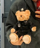 蜀黍家交警小熊公仔警察小熊正品铁骑警官熊反光条骑行服玩偶 通通（高25CM无墨镜 礼品袋） 默认款 实拍图