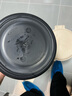 百露垃圾桶家用带盖厕所卫生间筒脚踏式大容量客厅轻奢厨房办公室商用 圆形脚踏垃圾桶(有桶) 米色 15L 实拍图