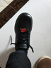 斯凯奇（Skechers）男士运动皮鞋软底足弓支撑运动鞋系带绅士商务鞋 BLK黑色 39.5 实拍图