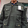 鸿赫纯棉耐磨工作服套装男劳保服春秋季电焊工服防烫建筑工装汽修户外 B款-军绿套装（纯棉） 2XL /180（推荐140-160斤） 实拍图