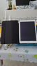 毕亚兹 适用苹果iPad Air1/2 9.7英寸保护套 iPad5苹果平板电脑壳 轻薄防摔智能休眠三折支架 PB13-黑色 实拍图