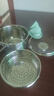 栢士德（BYSTON）304不锈钢奶锅宝宝辅食18cm蒸锅煮泡面锅蒸煮锅带蒸屉家用无涂层 实拍图