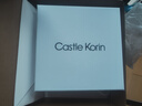 CASTLE KORIN皮带男士真皮无牙情人节内穿商务休闲腰带牛皮裤带生日礼物送男友 01401黑色 125cm 170斤-200斤 实拍图