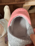 朴西棉拖鞋室内家用2024冬季保暖包跟厚底防水防滑月子鞋女加绒加厚 蜜桃粉 38 【38-39】 实拍图