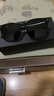 帕森（PARZIN） 尼龙偏光太阳镜男 复古方框街拍眼镜开车驾驶专用墨镜 PZ92123 钢琴黑-偏光 实拍图