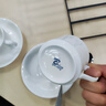 蓝绅士（BLUE GENTRY） 咖啡杯碟套装时尚简约商用办公咖啡杯陶瓷水杯骨瓷美式咖啡杯子 澳式杯碟4杯4碟+4勺+杯架 实拍图