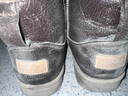 回力官方雪地靴男靴棉鞋男鞋冬季保暖高帮加绒加厚面包鞋子男 棕色 42 实拍图