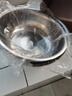 不锈钢猪油盆带盖调料盆洗菜盆厨房和面打蛋盆子猪油罐储油缸子 24cm不锈钢盆+盖子【两套】 实拍图