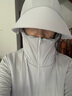 猫人（MiiOW）冰丝防晒衣女男透气防晒服夏季户外防紫外线骑行皮肤风衣运动外套 KY9108S银灰-女 XL 实拍图